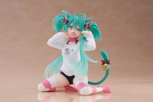 Figurka Hatsune Miku - Desktop Cute Figure Hatsune Miku Cat Ear T-Shirt - 13 cm